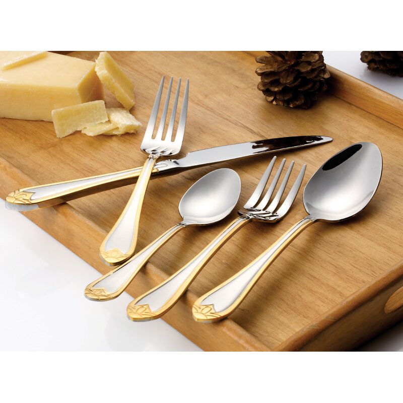 Lorren Home Trends by sale Lorenzo Professional Flatware 18/10 Stainless Steal